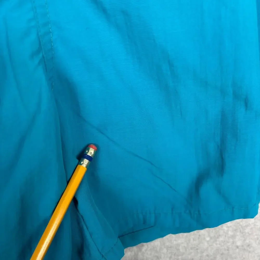 Lands‎ End Swim Trunks Mens XL Blue Shorts Thighs Out Pockets 4